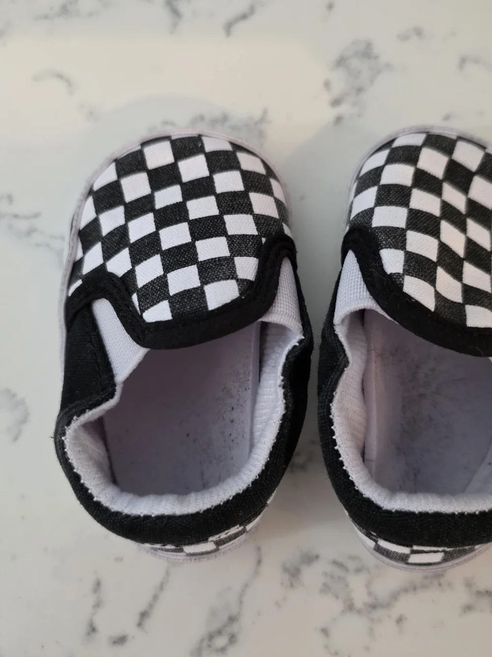 Baby Black & White Canvas High-Top Crib Shoe Sneakers for Kids Lot Of 2